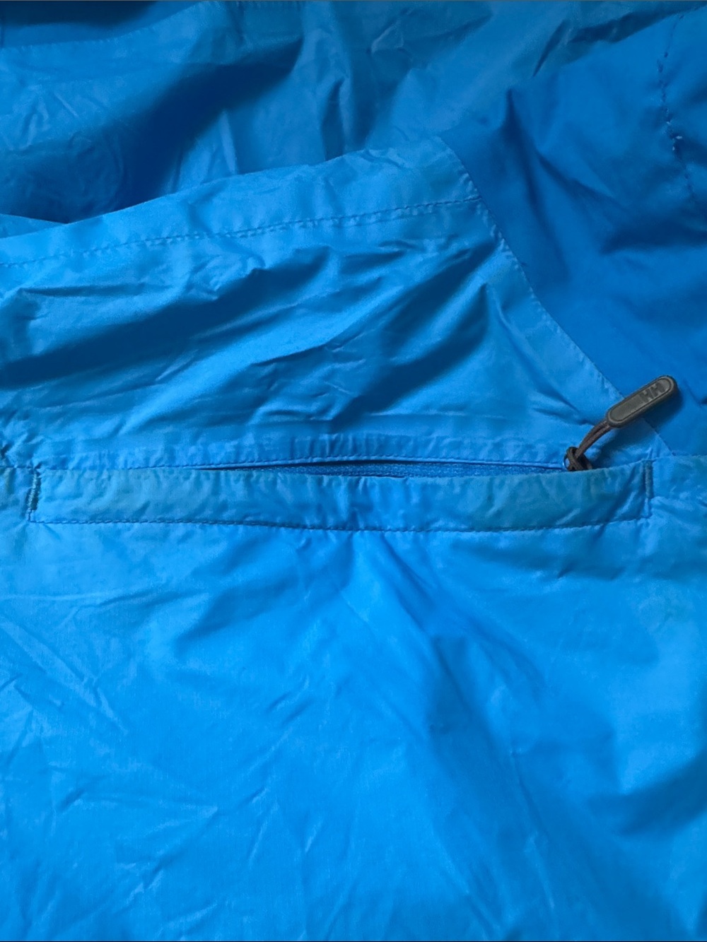 Helly Hansen Bright Blue Packable Hooded Jacket - Picture 10 of 10